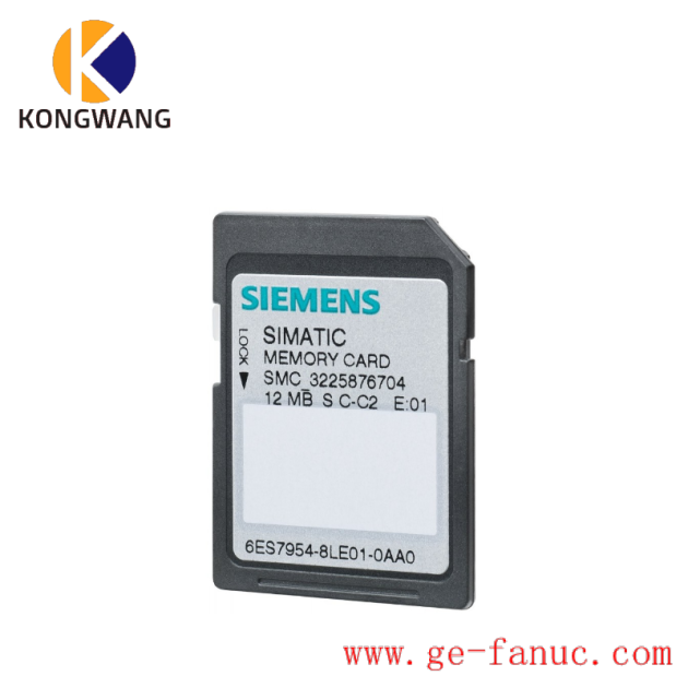 SIEMENS S7 Memory Card, 6ES7954-8LC02-0AA0, Control & Automation Module