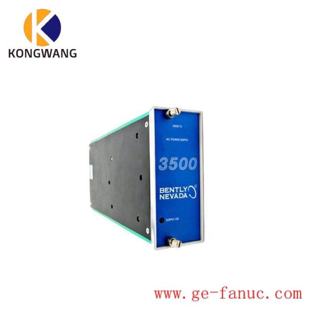 Bently Nevada 3500/15 127610-01: Advanced AC Power Supply Module for Industrial Control Solutions