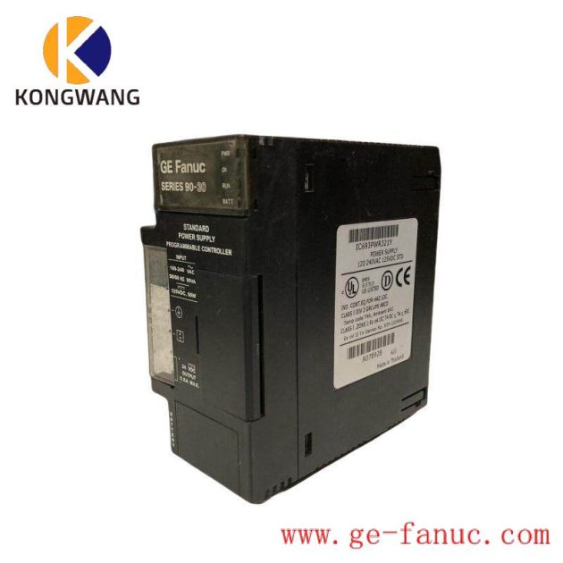 GE IC693PWR321Y: Standard Power Supply Module by GE, for Industrial Automation