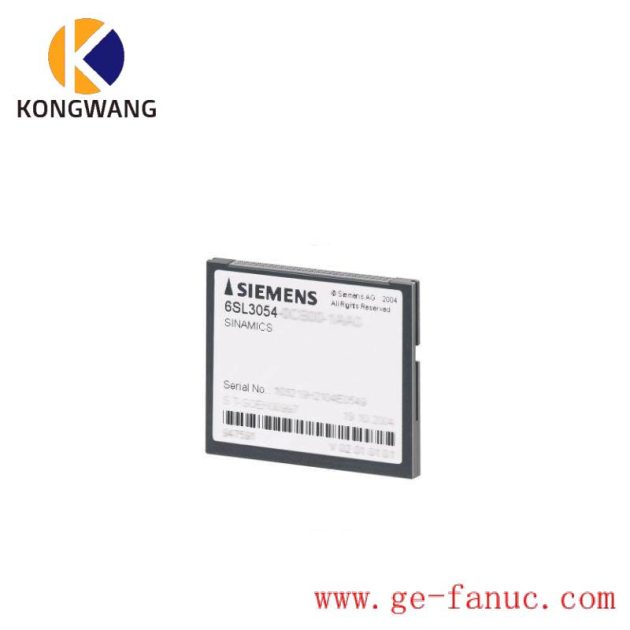 Siemens SINAMICS S120 CompactFlash card 6SL3054-0AA01-1AA0, Advanced Control Module for Industrial Automation