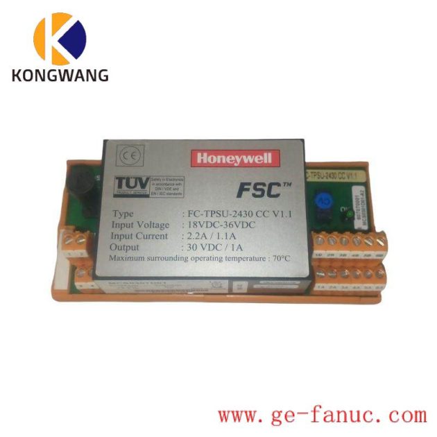 Honeywell FS-TPSU-2430 Power Converter, High Efficiency & Reliable Industrial Control Solution