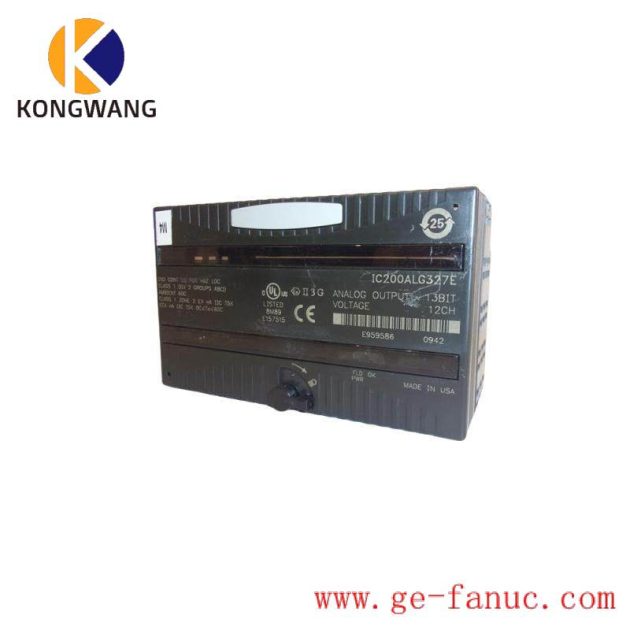 GE Fanuc IC200ALG327: High Precision Analog Output Module for Industrial Automation