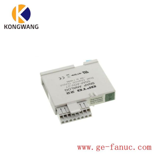 Opto 22 SNAP-AOV-27 Industrial IO Module - High-Performance Analog Output Solution