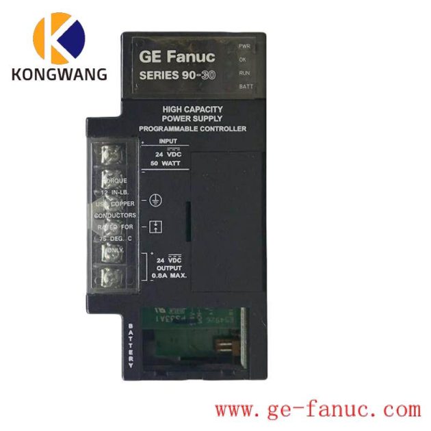 GE IC693PWR331 - High Capacity Power Supply Module, Optimized for Industry 4.0 Applications